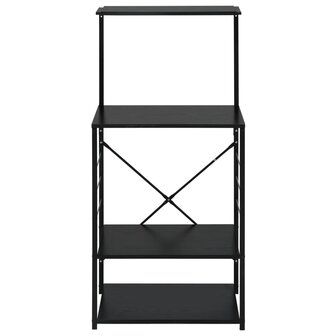 Magnetronkast 60x39,6x123 cm bewerkt hout zwart