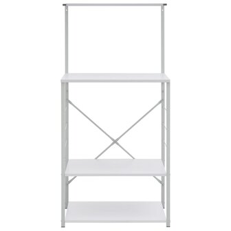 Magnetronkast 60x39,6x123 cm bewerkt hout wit