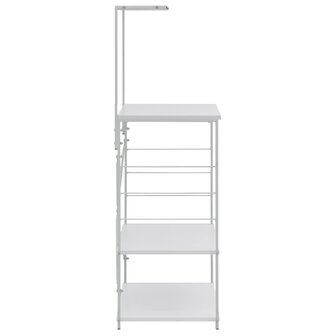 Magnetronkast 60x39,6x123 cm bewerkt hout wit