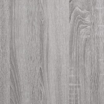 Bakkersrek 6-laags 90x40x180 cm bewerkt hout grijs sonoma eiken
