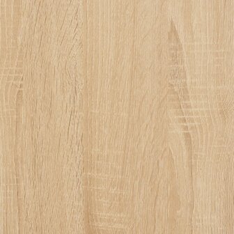 Bakkersrek met haken 4-laags bewerkt hout sonoma eikenkleurig
