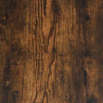 Bakkersrek met haken 4-laags bewerkt hout gerookt eikenkleurig