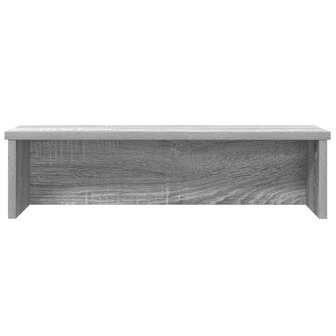 Keukenrek stapelbaar 60x15x16cm bewerkt hout grijs sonoma eiken