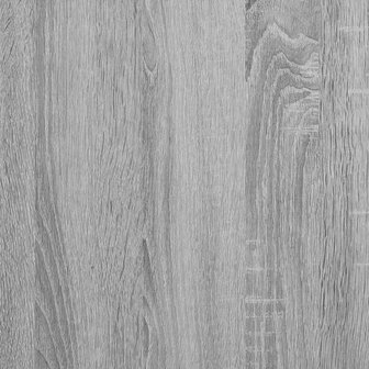 Keukenrek stapelbaar 60x15x16cm bewerkt hout grijs sonoma eiken