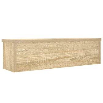 Keukenrekken stapelbaar 2 st 60x15x16 cm sonoma eikenkleurig