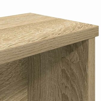 Keukenrekken stapelbaar 2 st 60x15x16 cm sonoma eikenkleurig