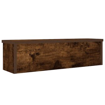 Keukenrekken stapelbaar 2 st 60x15x16 cm gerookt eikenkleurig