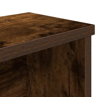 Keukenrekken stapelbaar 2 st 60x15x16 cm gerookt eikenkleurig