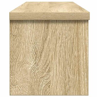 Keukenrek stapelbaar 60x15x16 cm bewerkt hout sonoma eikenkleur