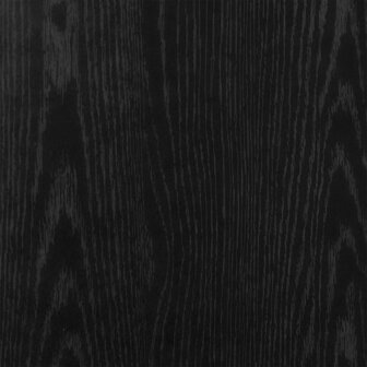 Keukenrek stapelbaar 50x15x16 cm bewerkt hout zwart
