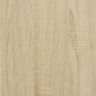 Keukenrek stapelbaar 50x15x16 cm bewerkt hout sonoma eikenkleur