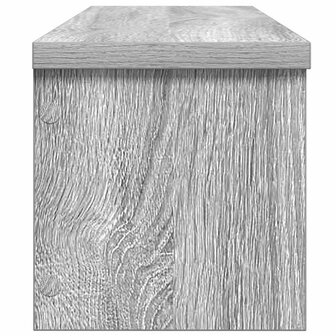 Keukenrek stapelbaar 50x15x16cm bewerkt hout grijs sonoma eiken