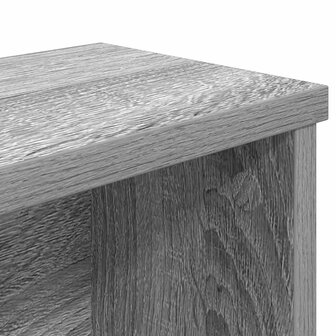 Keukenrek stapelbaar 50x15x16cm bewerkt hout grijs sonoma eiken