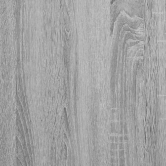 Keukenrek stapelbaar 50x15x16cm bewerkt hout grijs sonoma eiken