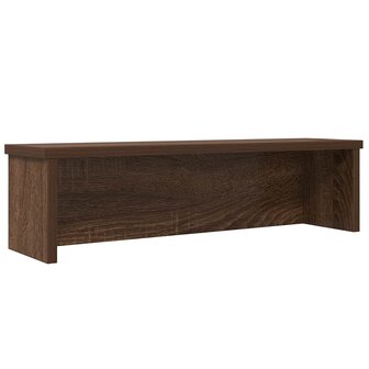 Keukenrekken stapelbaar 2 st 50x15x16 cm bruin eikenkleur