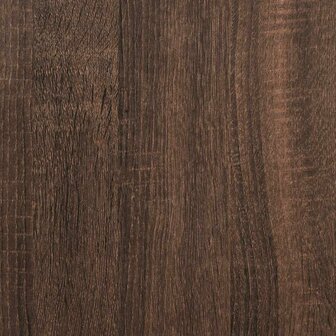 Keukenrekken stapelbaar 2 st 50x15x16 cm bruin eikenkleur