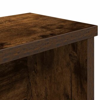 Keukenrek stapelbaar 50x15x16 cm bewerkt hout gerookt eiken