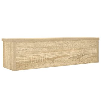Keukenrekken stapelbaar 2 st 50x15x16 cm sonoma eikenkleurig