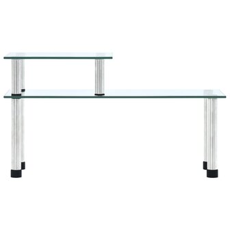 Keukenschap 45x16x26 cm gehard glas transparent