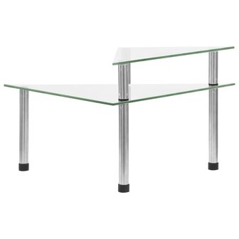 Keukenschap 49,5x35x19 cm gehard glas transparent