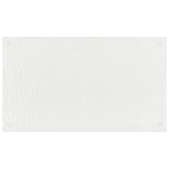 Snijplanken 2 st met transparant bubbelpatroon gehard glas