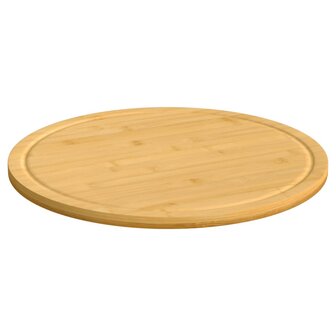 Snijplanken 6 st &Oslash;40x1,5 cm bamboe