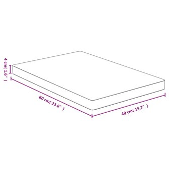 Snijplank 60x40x4 cm bamboe