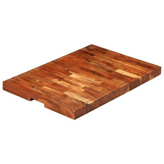 Hakblok Massief Acaciahout 60 x 42 x 4 cm