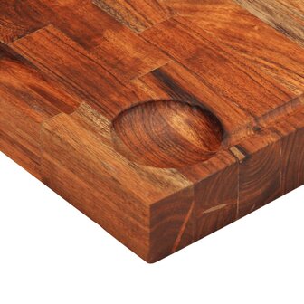 Hakblok Massief Acaciahout 60 x 42 x 4 cm