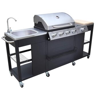 Buitenkeuken met barbecue Montana 4 branders