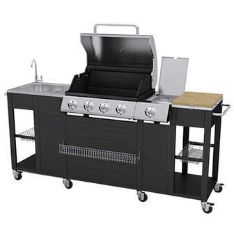 Buitenkeuken met barbecue Montana 4 branders