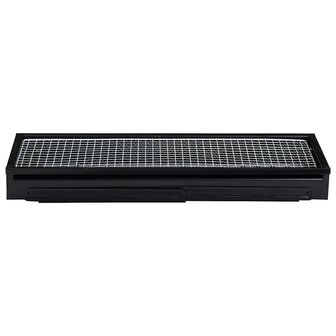 Campingbarbecue draagbaar 60x22,5x33 cm roestvrij staal