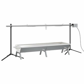 Barbecue grill- en bakset automatisch roestvrij staal