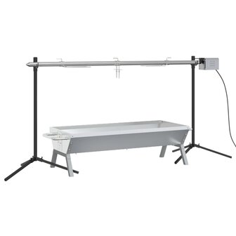 Barbecue grill- en bakset automatisch roestvrij staal