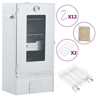 BBQ-rookoven met koude rookgenerator gegalvaniseerd staal