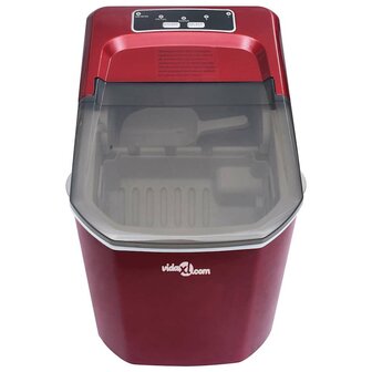 IJsblokjesmachine 1,4 L 15 kg/24 u rood