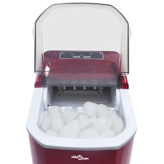 IJsblokjesmachine 1,4 L 15 kg/24 u rood