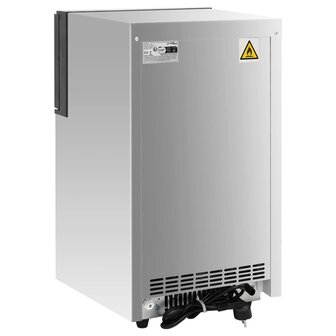 IJsblokjesmachine 45 kg / 24 u zilverkleurig