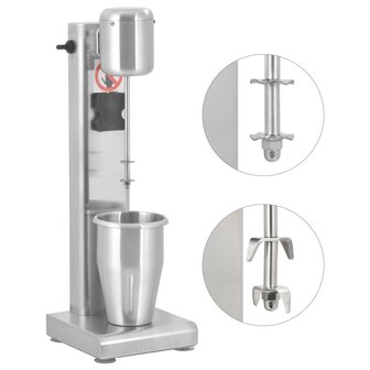 Milkshake mixer 1 L roestvrij staal