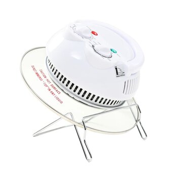 Halogeen heteluchtoven met uitbreidingsring 800 W 10 L