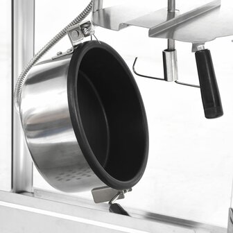Popcornmaker met teflonpan 1400 W