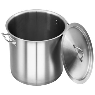 Kookpan 26 L 32x32 cm roestvrij staal