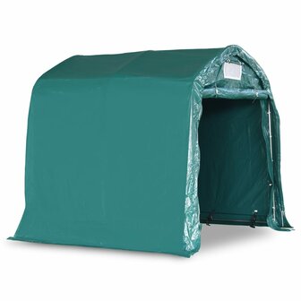 Garagetent 2,4x2,4 m PVC groen