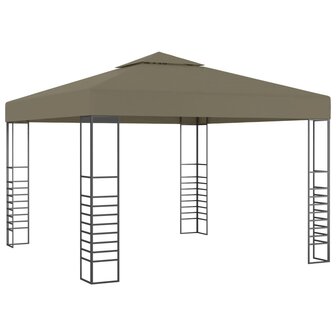 Tuinpaviljoen 180 g/m&sup2; 3x3 m taupe
