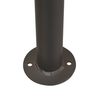 Prieel 180 g/m&sup2; 3x3 m stof en staal antraciet