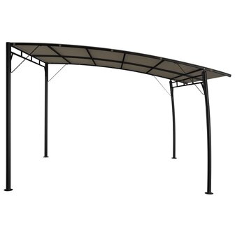 Zonneluifel 3x3x2,55 m taupe