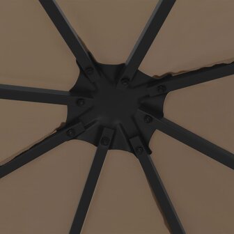 Prieel 3x3 m taupe