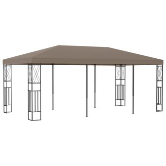 Prieel 6x3 m stof taupe
