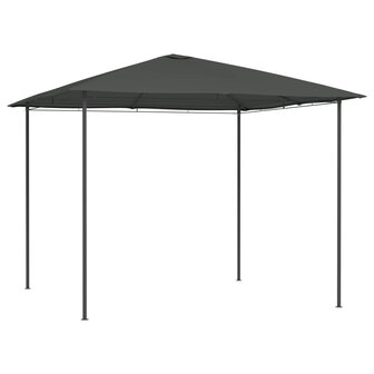 Prieel 160 g/m&sup2; 3x3x2,6 m antracietkleurig