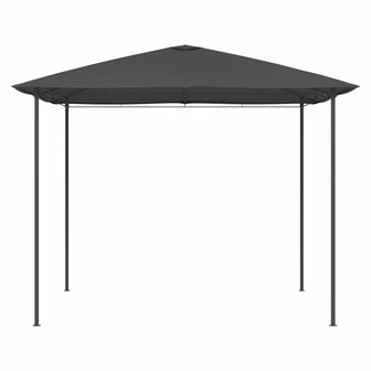 Prieel 160 g/m&sup2; 3x3x2,6 m antracietkleurig